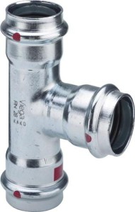 Trójnik ocynkowany Viega PRESTABO 28 mm