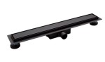 Odpływ liniowy 100 cm stal nierdzewna DUPLEX NEXT BLACK 