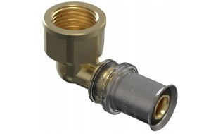 Kolano zaprasowywane WAVIN Tigris M5, 16 mm x 1/2" gwint wewnętrzny