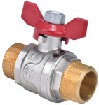 Zawór kulowy gz/gz DN20 3/4" CALIDO S30 motylek