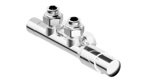 Zestaw termostatyczny Tully zespolony chrom