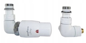 Zestaw termostatyczny VISION biały lewy