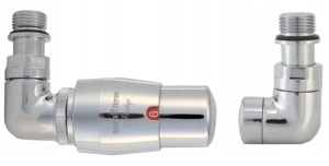 Zestaw termostatyczny VISION chrom lewy