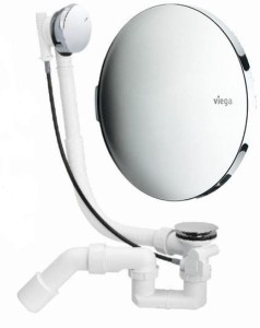 Syfon wannowy z korkiem aut. długi VIEGA 726959