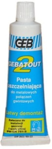 Pasta uszczelniająca GEBATOUT 2 do wody i gazu,tuba 125ml (200g)