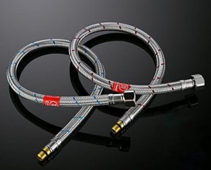 Wężyk do wody M10x3/8 w/n  L=50 cm