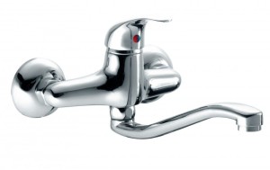 Bateria zlewozmywakowa ścienna ARMATURA KRAKÓW Baryt 550-910-00