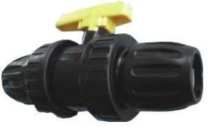 Zawór kulowy do rur PE, 50x50