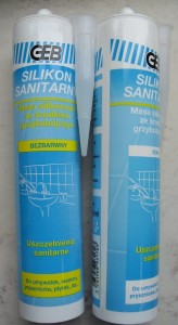 Silikon sanitarny GEBATOUT 310 ml bezbarwny