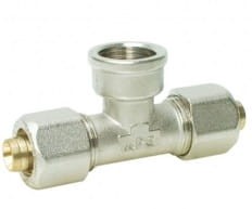 APE LUX Trójnik skręcany pex nakrętny 16x1/2" gw