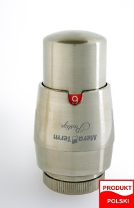 Głowica termostatyczna VARIO TERM Mera GS.02-08C nikiel szlifowany (stal)