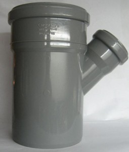 Trójnik PVC 110x50 WAVIN 87 stopni