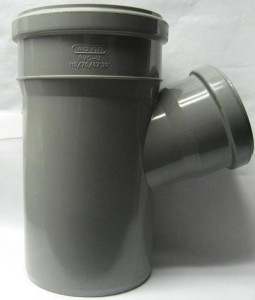 Trójnik PVC 110x75 WAVIN 67 stopni