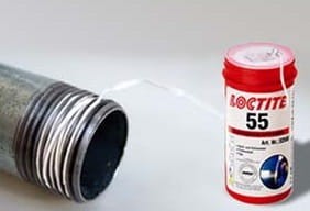 Nić do uszczelniania gwintów i rur LOCTITE 55, 160 m
