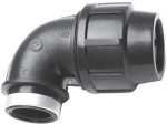 Kolano skręcane do rur PE, gwint wewnętrzny 63x2