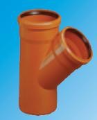 Trójnik PVC 160x160 MAGNAPLAST 45 stopni