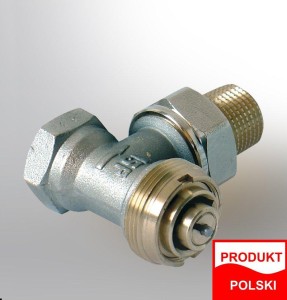 Zawór termostatyczny VARIO TERM SFK 15-1N kątowy