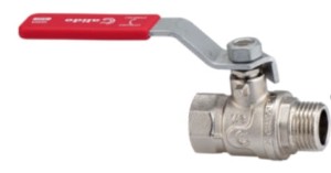 Zawór kulowy nyplowy gw/gz DN25 1 " CALIDO S30