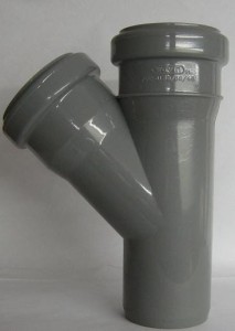 Trójnik PVC 50x50 WAVIN 45 stopni