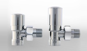 Zestaw zaworów Swing 1 kątowy chrom