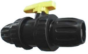 Zawór kulowy do rur PE