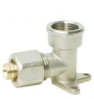 APE LUX Kolano skręcane pex nakrętne 16x1/2 gw z uchwytem